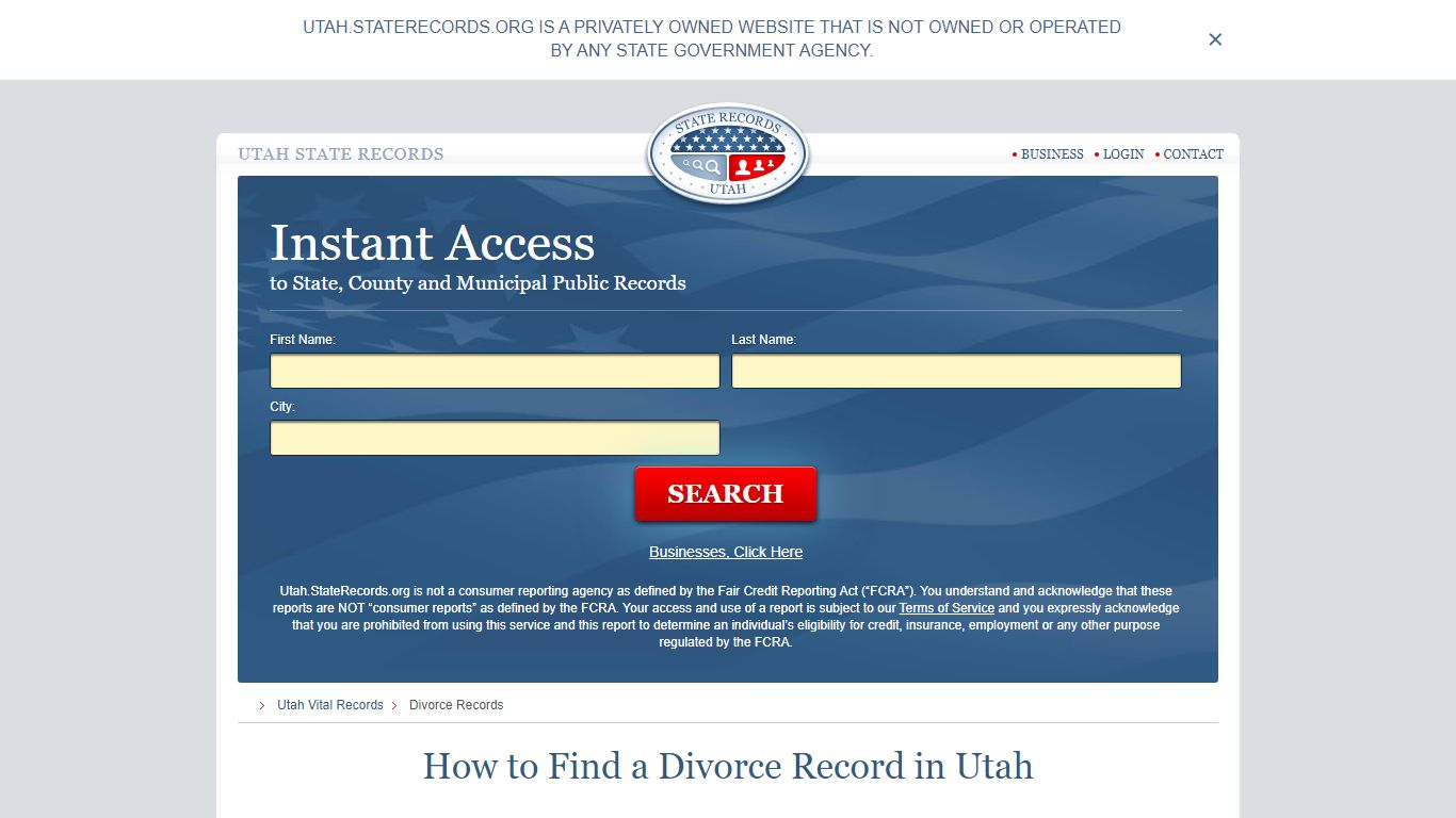 How to Find a Divorce Record in Utah - Utah State Records