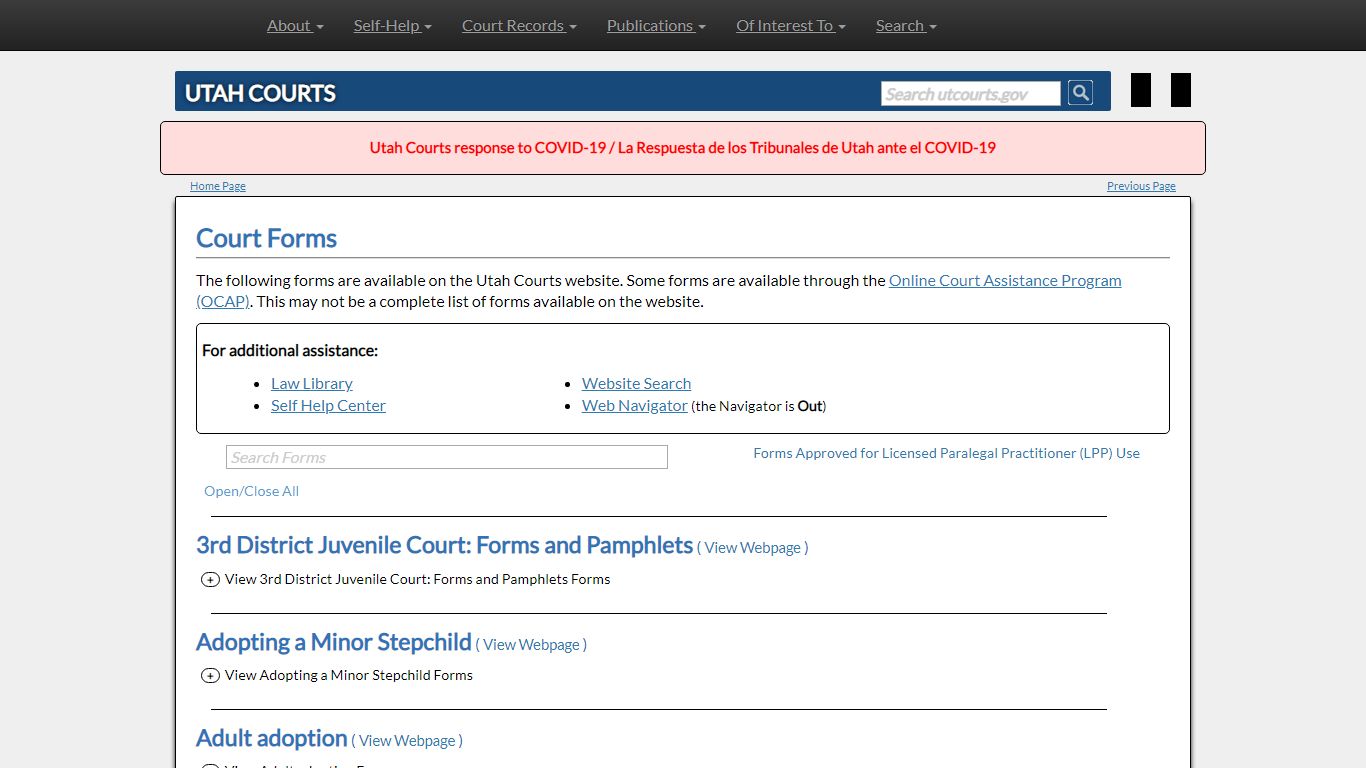 Court Forms - Utah Courts